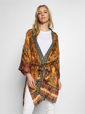 Desigual Tie-Waist Kimono Jacket